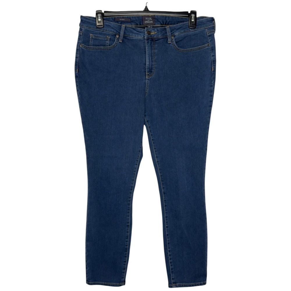 NYDJ For Chico's Lift X Tuck Skinny Jeans - Size 14